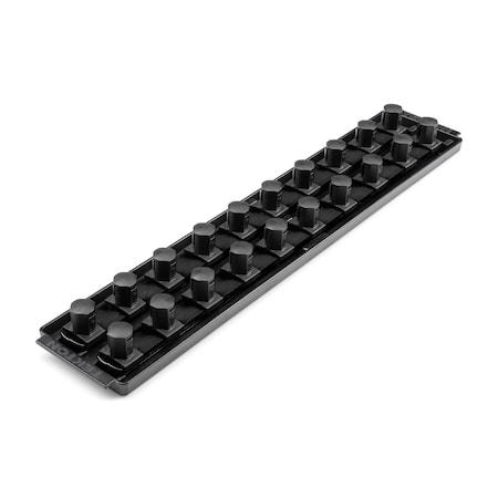 Tekton 20 Slot Universal Socket Organizer for 3/4 Inch Drive Sockets and Bit Sockets, Black - OST33220